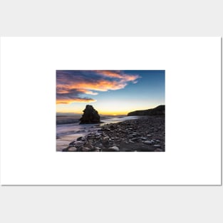 Blast Beach Sunrise Seaham Posters and Art